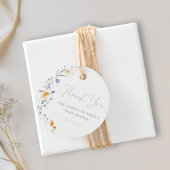 Baby in Bloom Baby Dusche Danke Geschenkanhänger