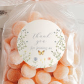 Baby in Bloom Baby Dusche Danke Stickers