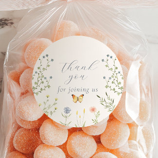 Baby in Bloom Baby Dusche Danke Stickers