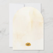 Baby in Bloom Baby Dusche Einladung (Rückseite)