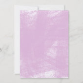 Baby in Bloom Baby Dusche Einladung (Rückseite)