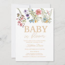 Baby in Bloom Baby Dusche Einladung Paket