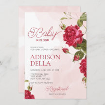 Baby in Bloom Baby Dusche Frühjahrsblüte