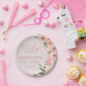 Baby in Bloom Baby Dusche Frühjahrsblüte Pappteller (Party)