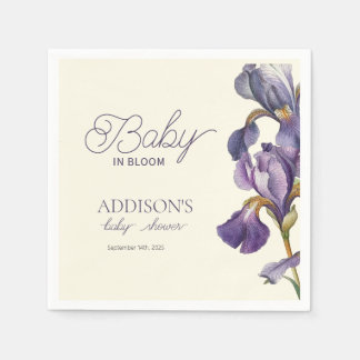 Baby in Bloom Baby Dusche Frühjahrsblüte Serviette