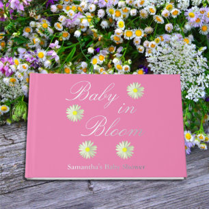 Baby in Bloom Baby Dusche Gästebuch