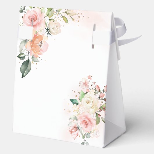 Baby in Bloom Baby Dusche Gefälligkeitsboxen Geschenkschachtel (Rückseite)