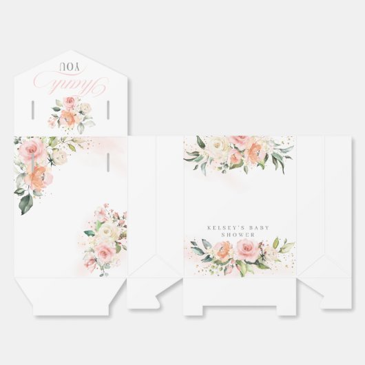 Baby in Bloom Baby Dusche Gefälligkeitsboxen Geschenkschachtel (Ungefaltet)