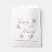 Baby in Bloom Baby Dusche Geschenktütchen (Vorderseite)