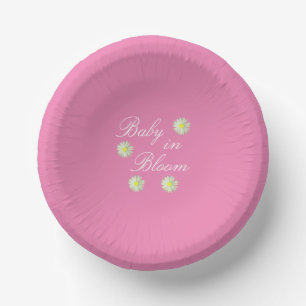 Baby in Bloom Baby Dusche Pappteller