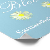 Baby in Bloom Baby Dusche Poster (Ecke)