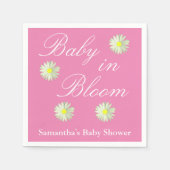 Baby in Bloom Baby Dusche Serviette (Vorderseite)