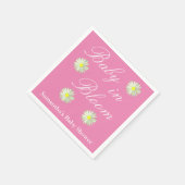 Baby in Bloom Baby Dusche Serviette (Ecke)
