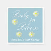 Baby in Bloom Baby Dusche Serviette (Vorderseite)