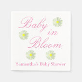 Baby in Bloom Baby Dusche Serviette (Vorderseite)