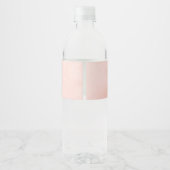 Baby in Bloom Baby Dusche Wasser Flasche Abdeckung Wasserflaschenetikett (Rückseite)