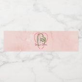 Baby in Bloom Baby Dusche Wasser Flasche Abdeckung Wasserflaschenetikett (Einzelnes Label)