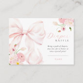 Baby in Bloom Baby Duwer Diaper Raffle Begleitkarte (Vorderseite)