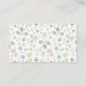 Baby in Bloom Baby Duwer Gender Neutral Begleitkarte (Rückseite)