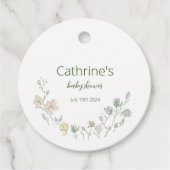 Baby in Bloom Baby Duwer Gender Neutral Geschenkanhänger (Vorderseite)