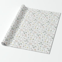 Baby in Bloom Baby Duwer Gender Neutral Geschenkpapier