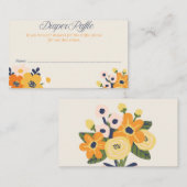 Baby in Bloom Baby Duwer Windelwaschkarten Visitenkarte (Vorne/Hinten)