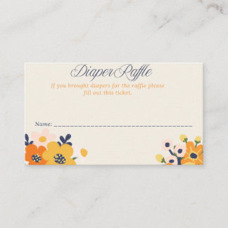 Baby in Bloom Baby Duwer Windelwaschkarten Visitenkarte