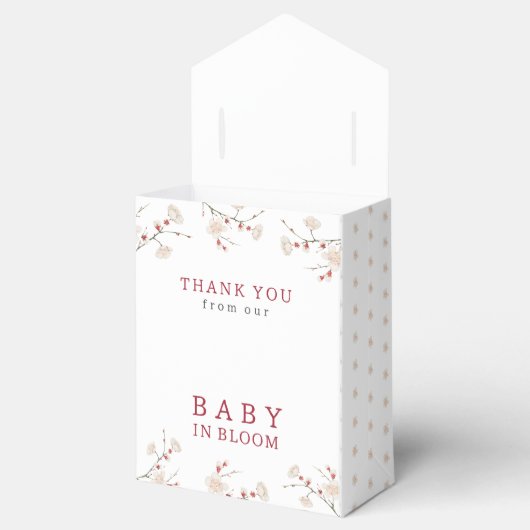 Baby in Bloom Baby Showbox Geschenkschachtel (Geöffnet)