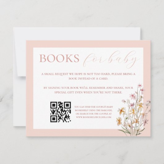 Baby in Bloom Baby Showcard Mitteilungskarte (Vorderseite)