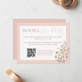 Baby in Bloom Baby Showcard Mitteilungskarte (Vorderseite/Rückseite Beispiel)