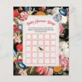 Baby in Bloom Baby Shower Bingo Game (Vorderseite)