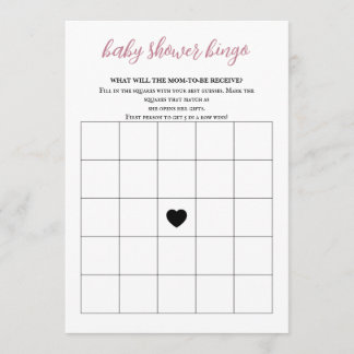 Baby in Bloom Baby Shower Bingo Programm