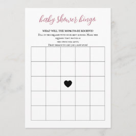 Baby in Bloom Baby Shower Bingo Programm