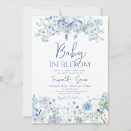 Baby in Bloom Baby Shower Einladung
