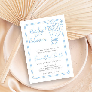 Baby In Bloom Baby Shower Einladung