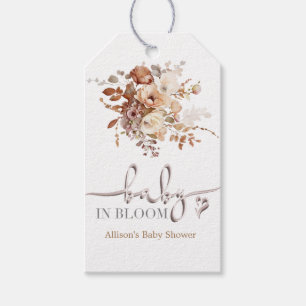Baby in Bloom Baby Shower Geschenkanhänger