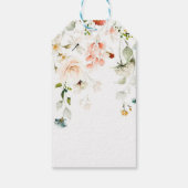 Baby in Bloom Baby Shower Geschenkanhänger (Rückseite)