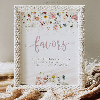 Baby in Bloom Baby Shower Geschenke Sockelschild