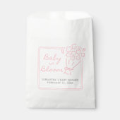 Baby In Bloom Baby Shower Geschenktütchen (Vorderseite)