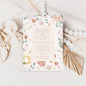 Baby in Bloom Baby Shower Girl Einladung