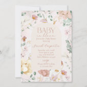 Baby in Bloom Baby Shower Girl Einladung (Vorderseite)