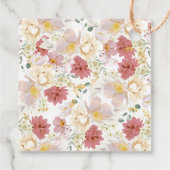 Baby in Bloom Baby Shower Girl Geschenkanhänger (Rückseite)