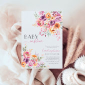 Baby in Bloom Baby Shower Invitation | Blush Pink  Einladung