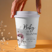 Baby in Bloom Baby Shower Pappbecher