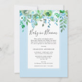 Baby in Bloom Baby Sprinkle Einladung (Vorderseite)