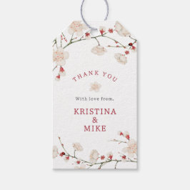 Baby in Bloom Babydusche Danke, dass Sie für Geschenkanhänger