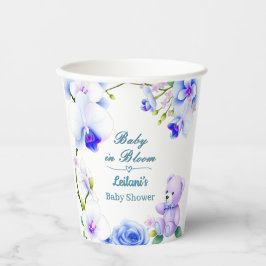 Baby in Bloom Babydusche für eine Papiertasse Pappbecher