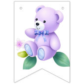 Baby in Bloom Babydusche für einen Jungen Wimpelkette (Erste Fahne)