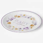 BABY IN BLOOM - BABYDUSCHE PAPPTELLER (Schrägansicht)