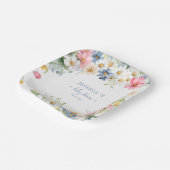 BABY IN BLOOM! Babyparty Pappteller (Gewinkelt)